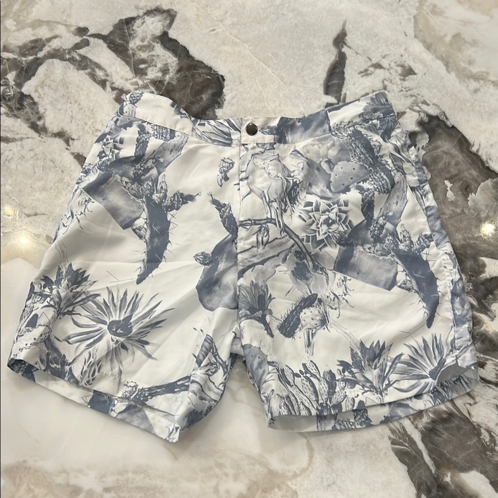 Men’s Floral Print Swim Trunks